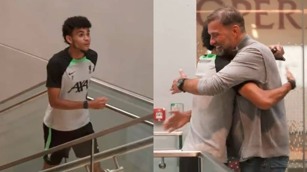 Así recibe Jürgen Klopp a Luis Díaz en Inglaterra image-131