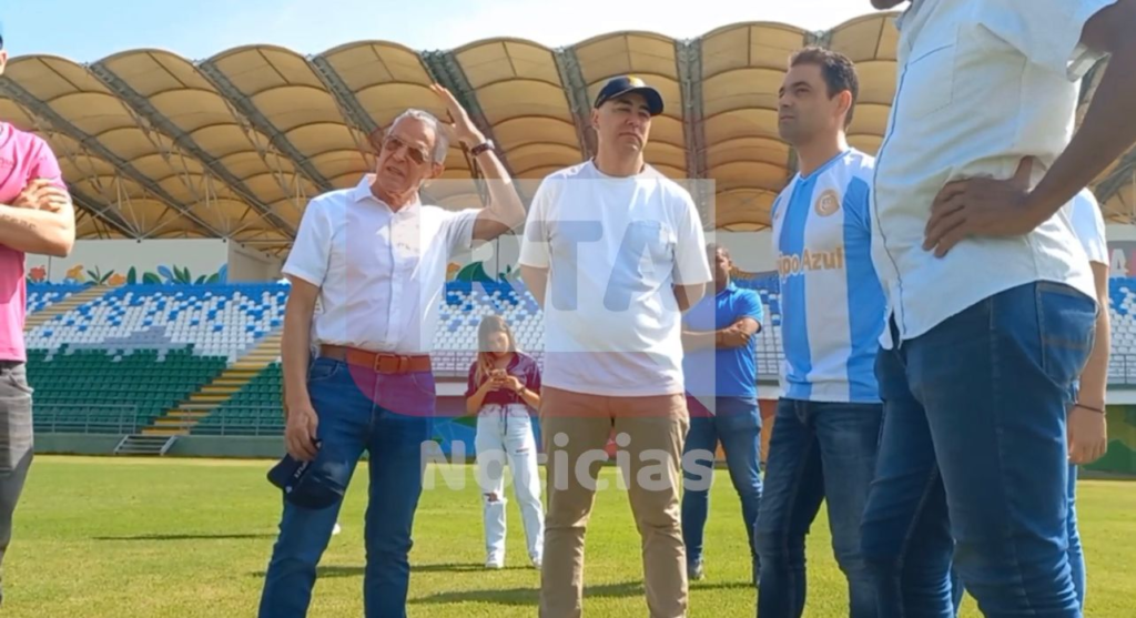 Máximo accionista de Águilas Doradas visitó estadio de Valledupar Máximo accionista de Águilas Doradas visitó estadio de Valledupar | RTA Noticias