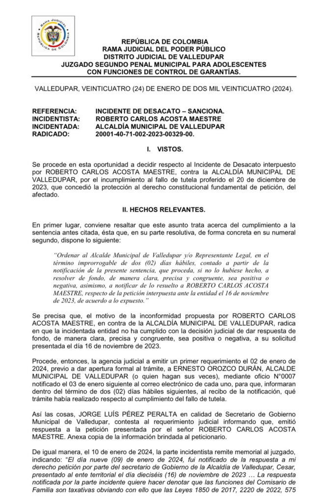Juzgado ordena arresto contra Ernesto Orozco | RTA Noticias