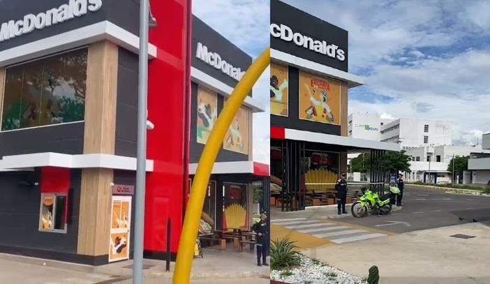 Hieren a bala a una persona en McDonald’s de Valledupar. image-166