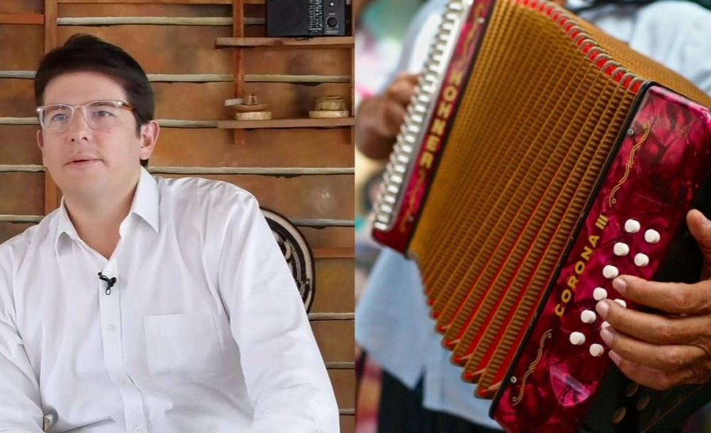 Senador Miguel Uribe, toca acordeón y le apasiona el vallenato image-262