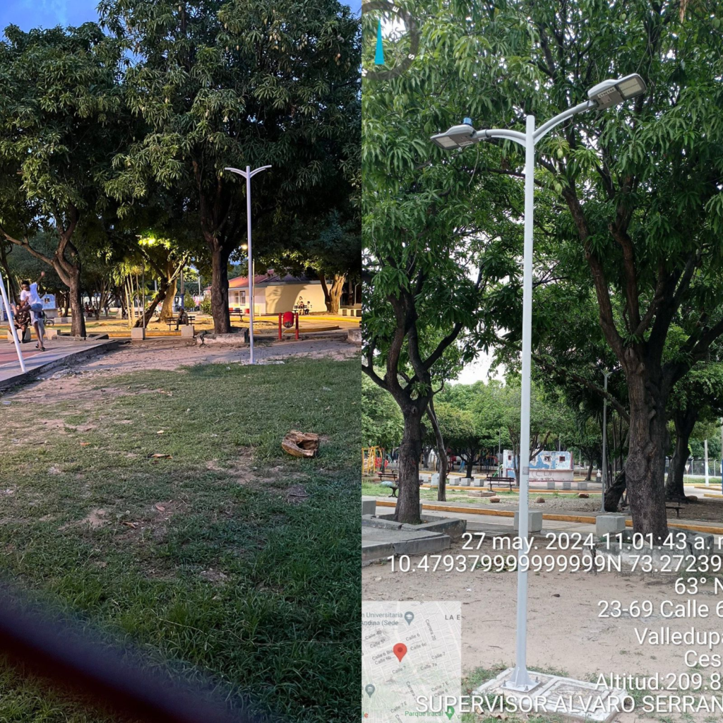 ESTIV rechaza hurto de luminarias LED en parques recién modernizados | RTA Noticias