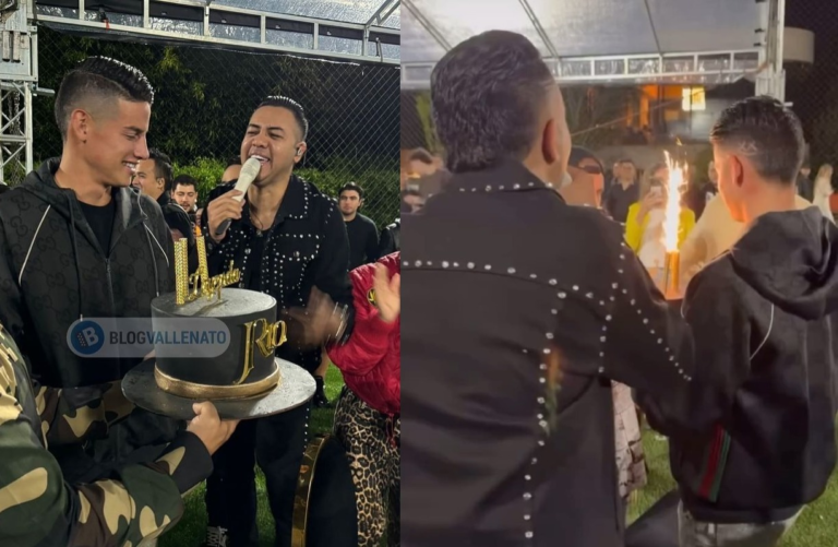 James festeja su cumpleaños a punta de vallenato con Diego Daza image-129