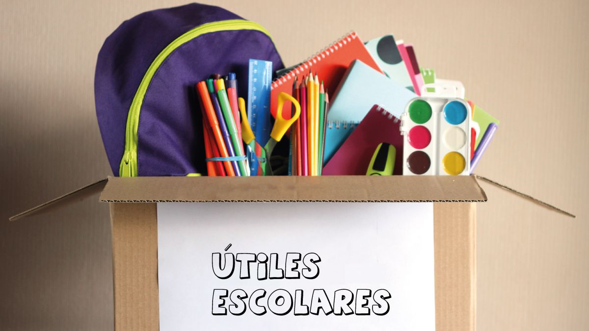 Dona útiles escolares