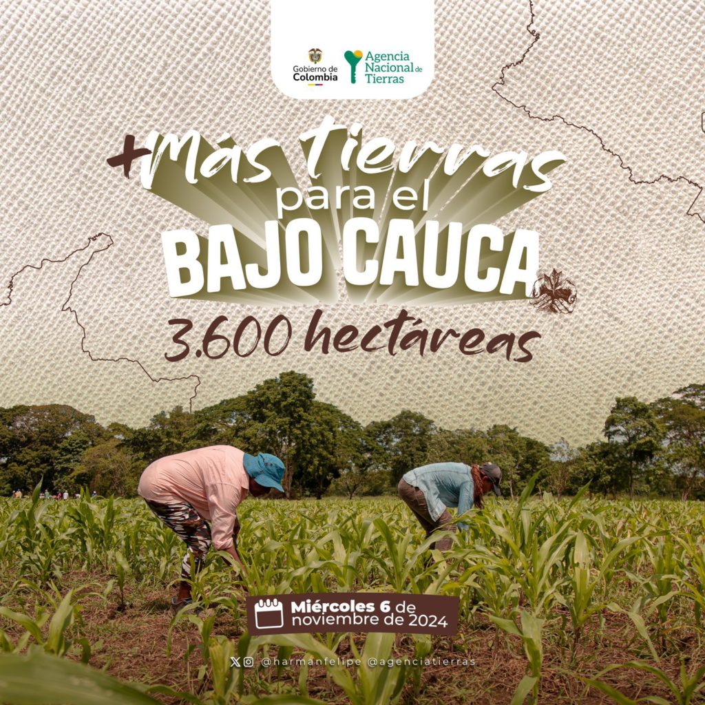 Gobierno entregó más de 3.600 hectáreas de tierra en Antioquia Gobierno entregó más de 3.600 hectáreas de tierra en Antioquia | RTA Noticias