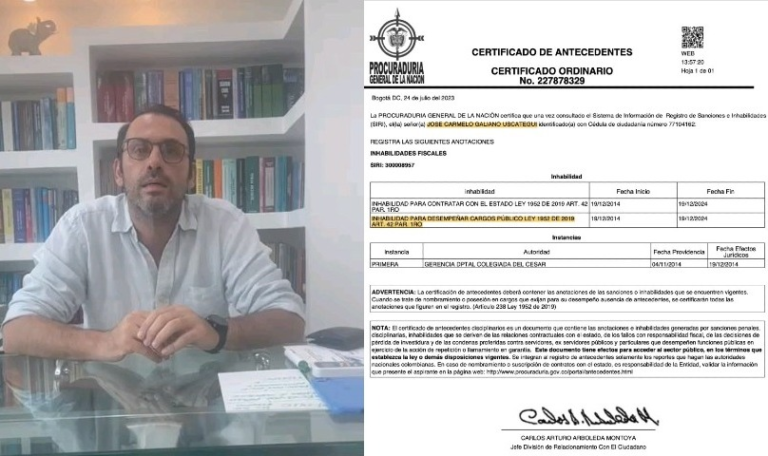 Ratificaron sentencia contra Alcalde de Chiriguaná image