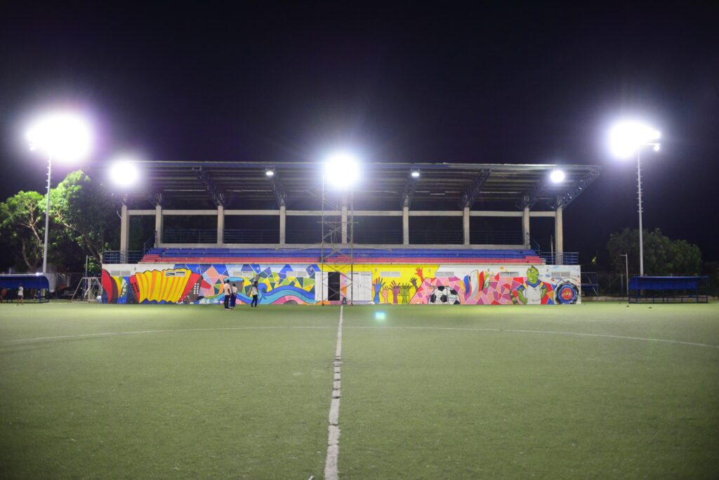 Valledupar estrena luminarias en las canchas de Panamá y 12 de Octubre | RTA Noticias