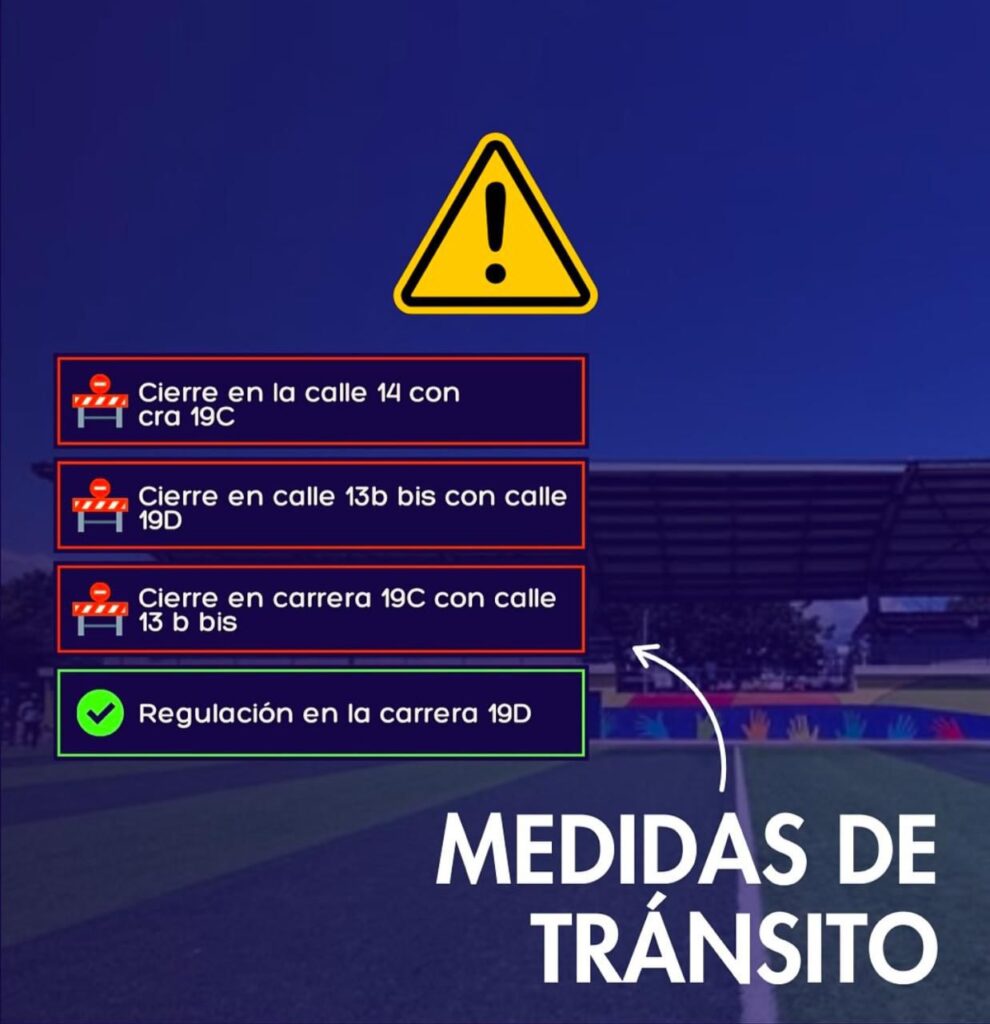 Equipo Azul, cierres viales para la final de la Primera C | RTA Noticias