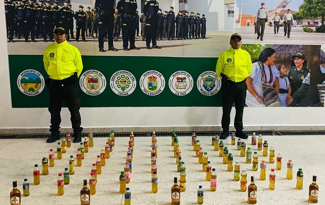 Policía de Valledupar incauta licor adulterado en operativo image