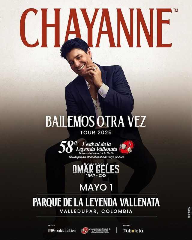 Chayanne estará en el Festival Vallenato 2025 | RTA Noticias