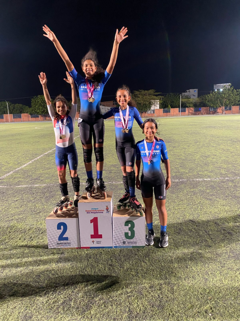 El Cesar se lució en Departamental de Patinaje de Velocidad | RTA Noticias