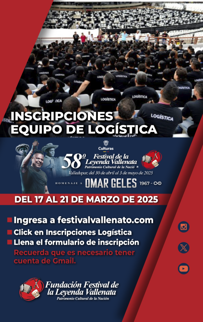 Convocatoria abierta para Equipo de Logística del Festival Vallenato | RTA Noticias