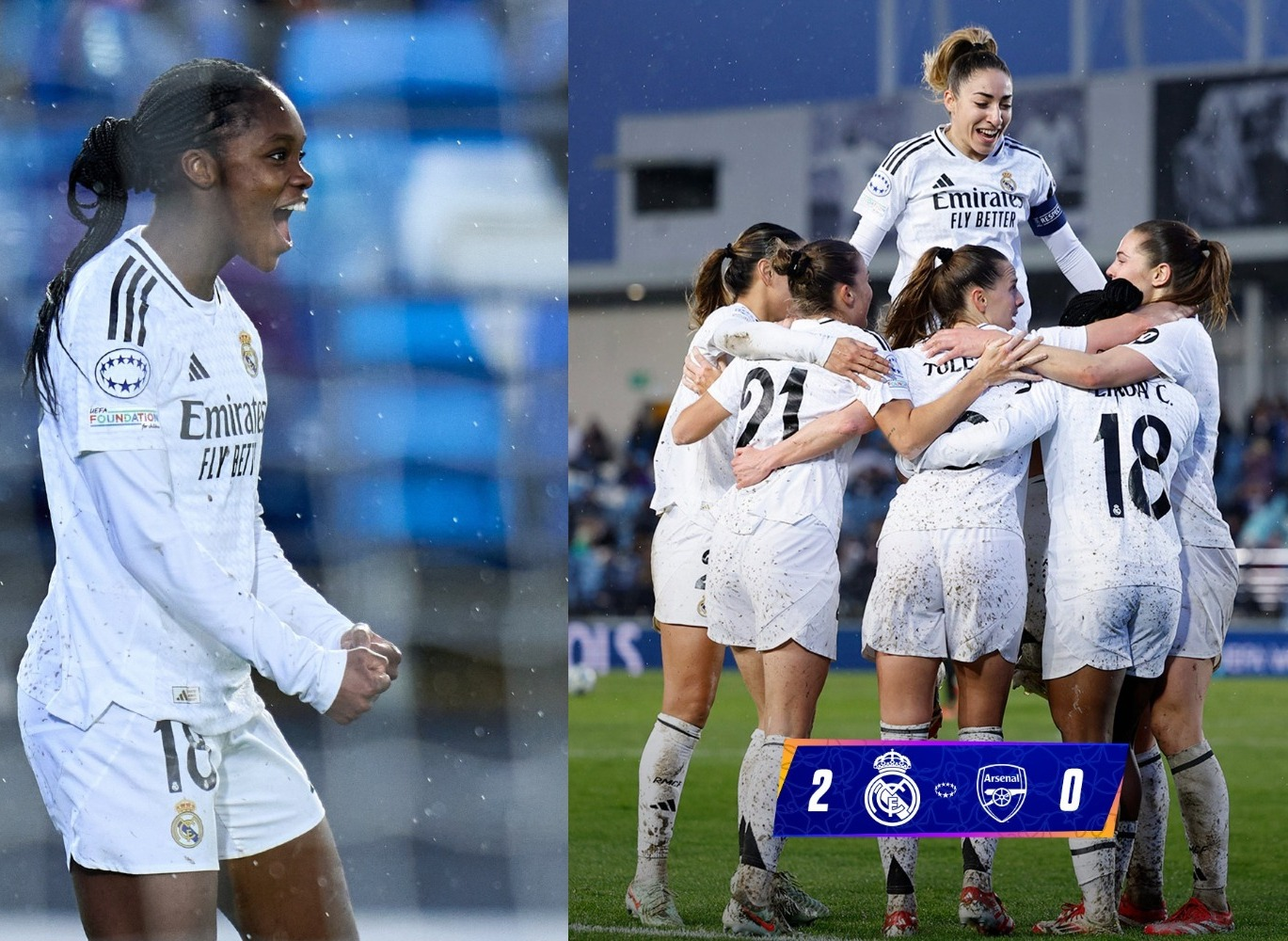 Real Madrid supera al Arsenal con gol de Linda Caicedo image