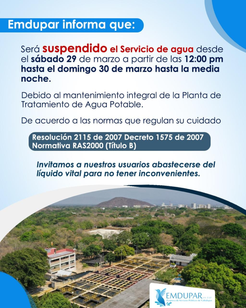 ¡Recojan agua! Suspenderán el servicio este fin de semana | RTA Noticias