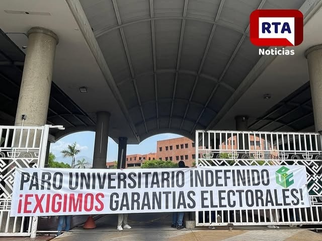 Bloqueo estudiantil en La UPC por elecciones | RTA Noticias