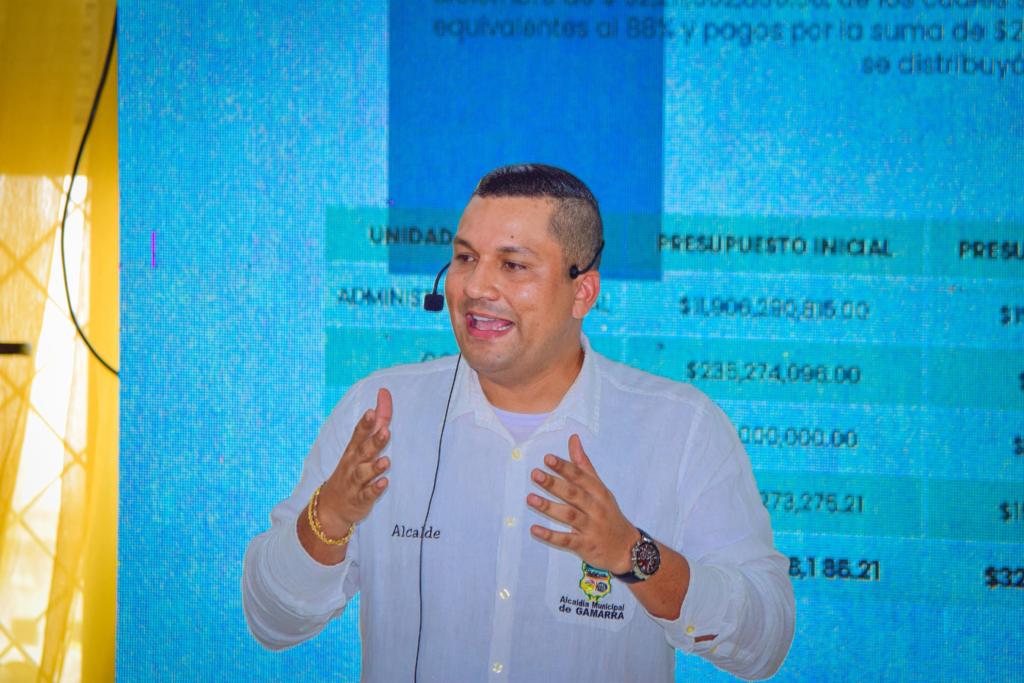 El alcalde de Gamarra, Cristian Márquez rindió cuentas | RTA Noticias