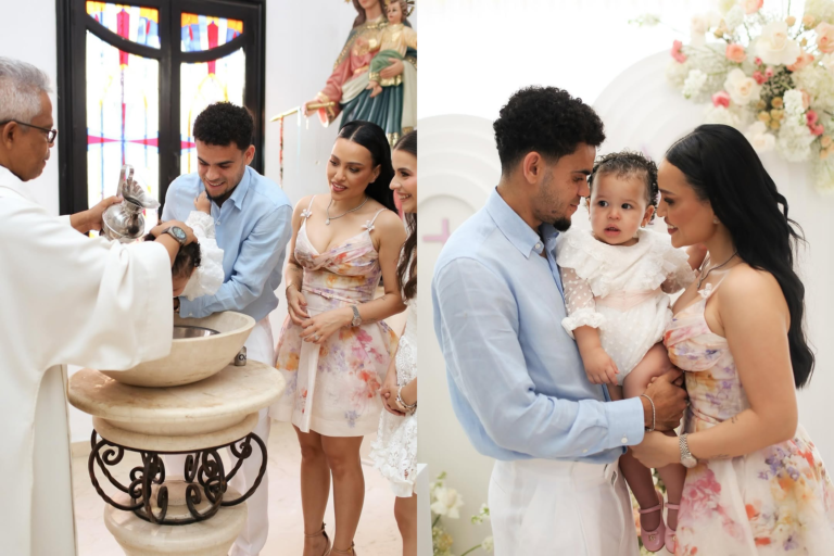 Las fotos del bautismo de la hija de Luis Díaz image