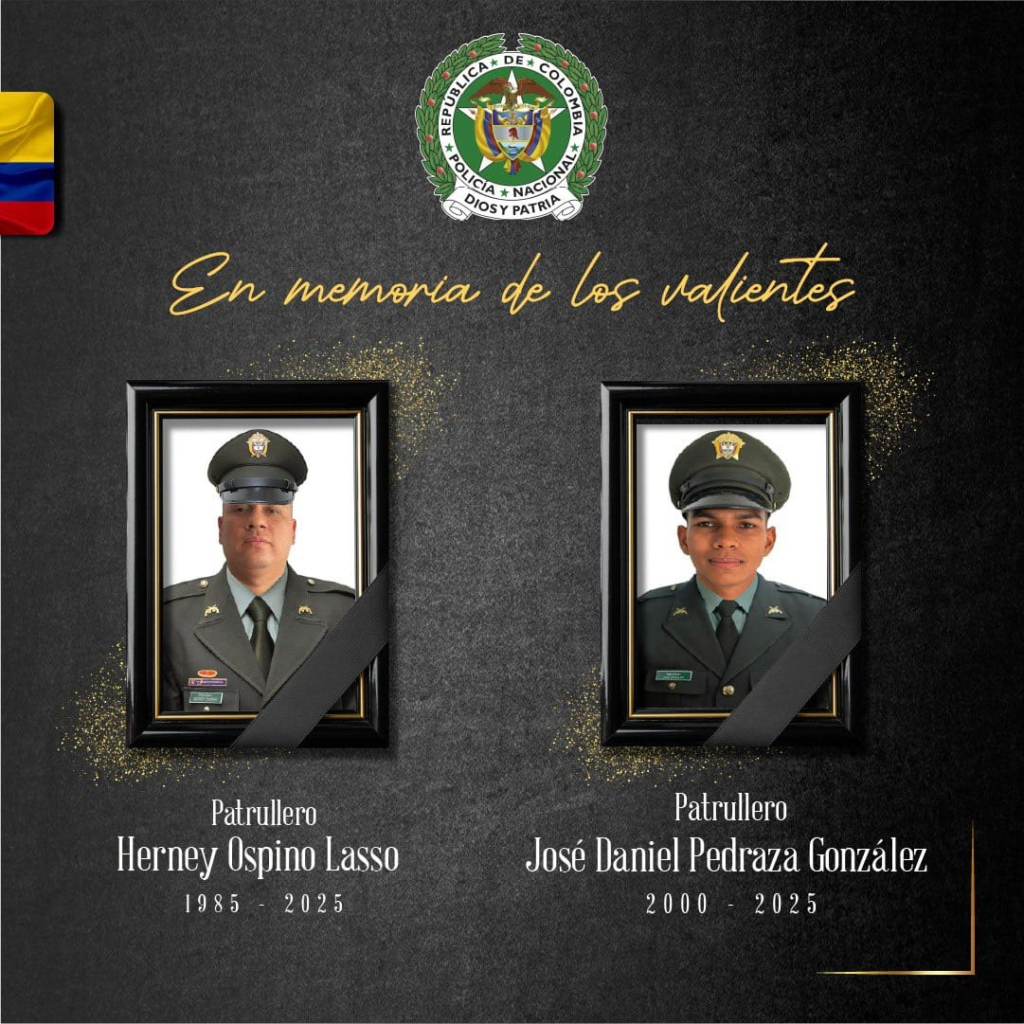 Asesinan a dos policías en Río de Oro en medio de escalada violenta Asesinan a dos policías en Río de Oro en medio de escalada violenta | RTA Noticias