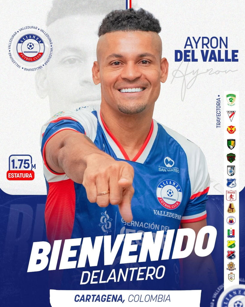 Alianza Valledupar le da la bienvenida a Ayron Del Valle | RTA Noticias