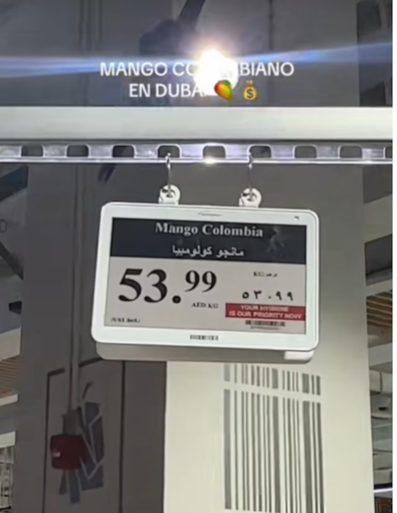 El mango colombiano que cuesta más de $60 mil en Dubái El mango colombiano que cuesta más de $60 mil en Dubái | RTA Noticias