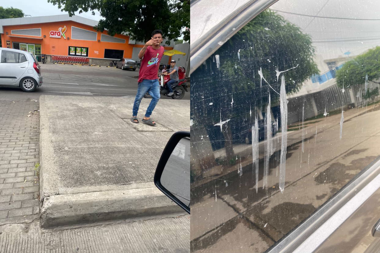 Hombre lanzaría mocos a carros que no le dan dinero en Valledupar image
