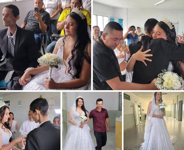 Nunca es tarde para decir si; pareja se casó en un hospital Nunca es tarde para decir si; pareja se casó en un hospital | RTA Noticias