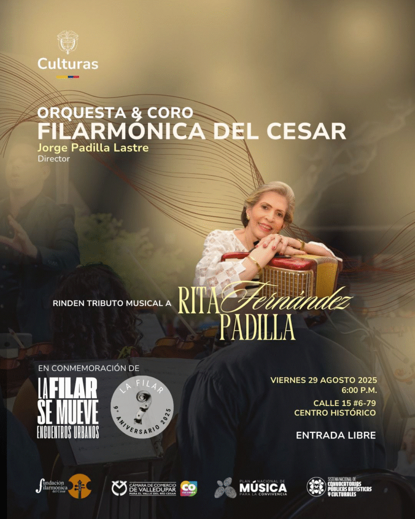 Rita Fernández Padilla será honrada en concierto de la Filarmónica del Cesar Rita Fernández Padilla será honrada en concierto de la Filarmónica del Cesar | RTA Noticias