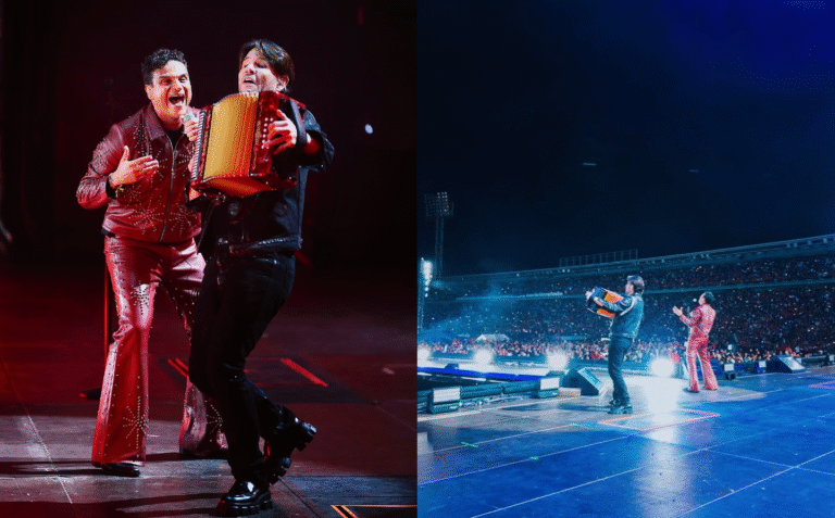 Silvestre Dangond tiñó de rojo al Campín en Bogotá en tremendo concierto Silvestre Dangond tiñó de rojo al Campín