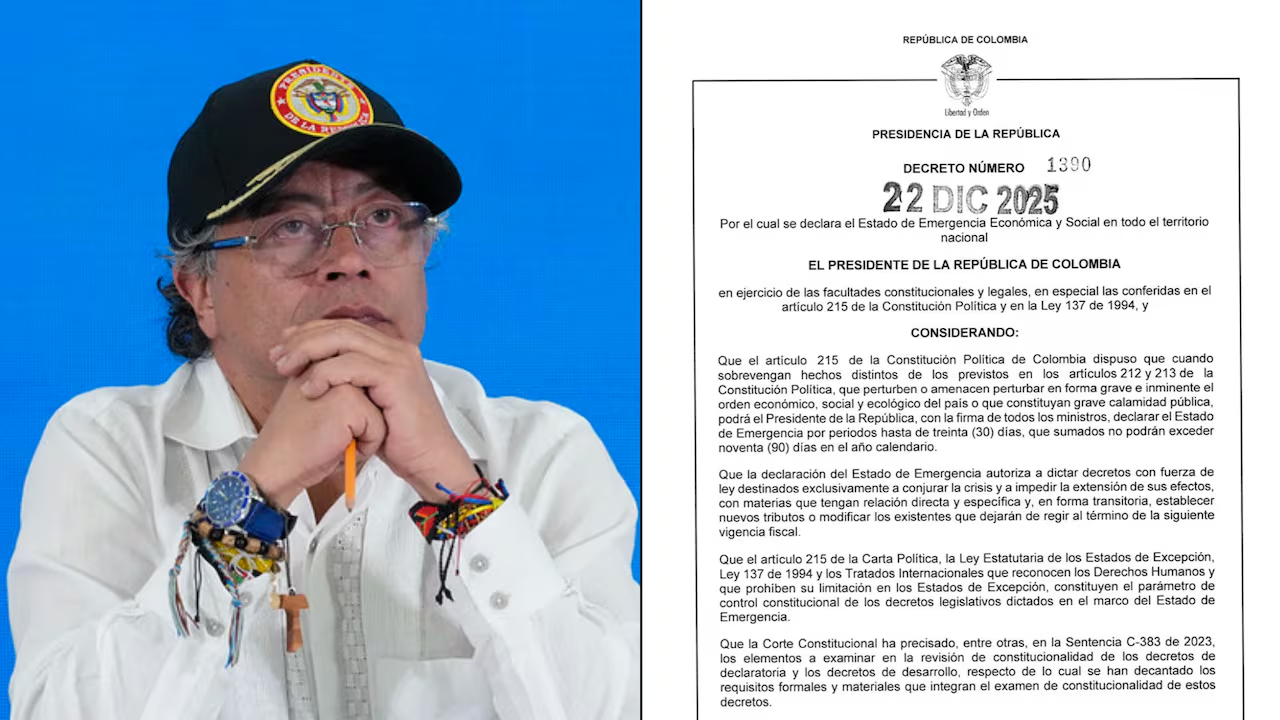 Petro decreta emergencia económica en Colombia image