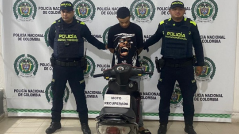 Captura de presunto responsable del hurto de motocicleta en Valledupar CAPTURA CAPTURA