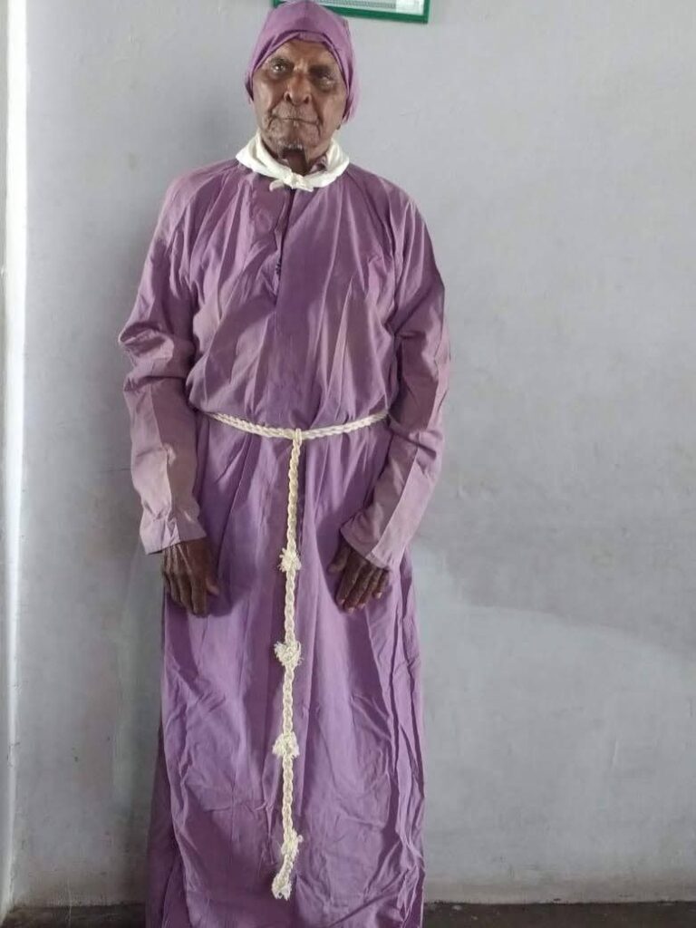 Falleció ‘Chayo Aramendiz’, el nazareno más longevo de Valledupar EL NAZARENO CHAYO ARAMENDIZ