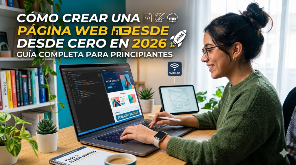 cómo crear una página web
