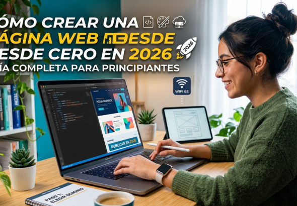 cómo crear una página web