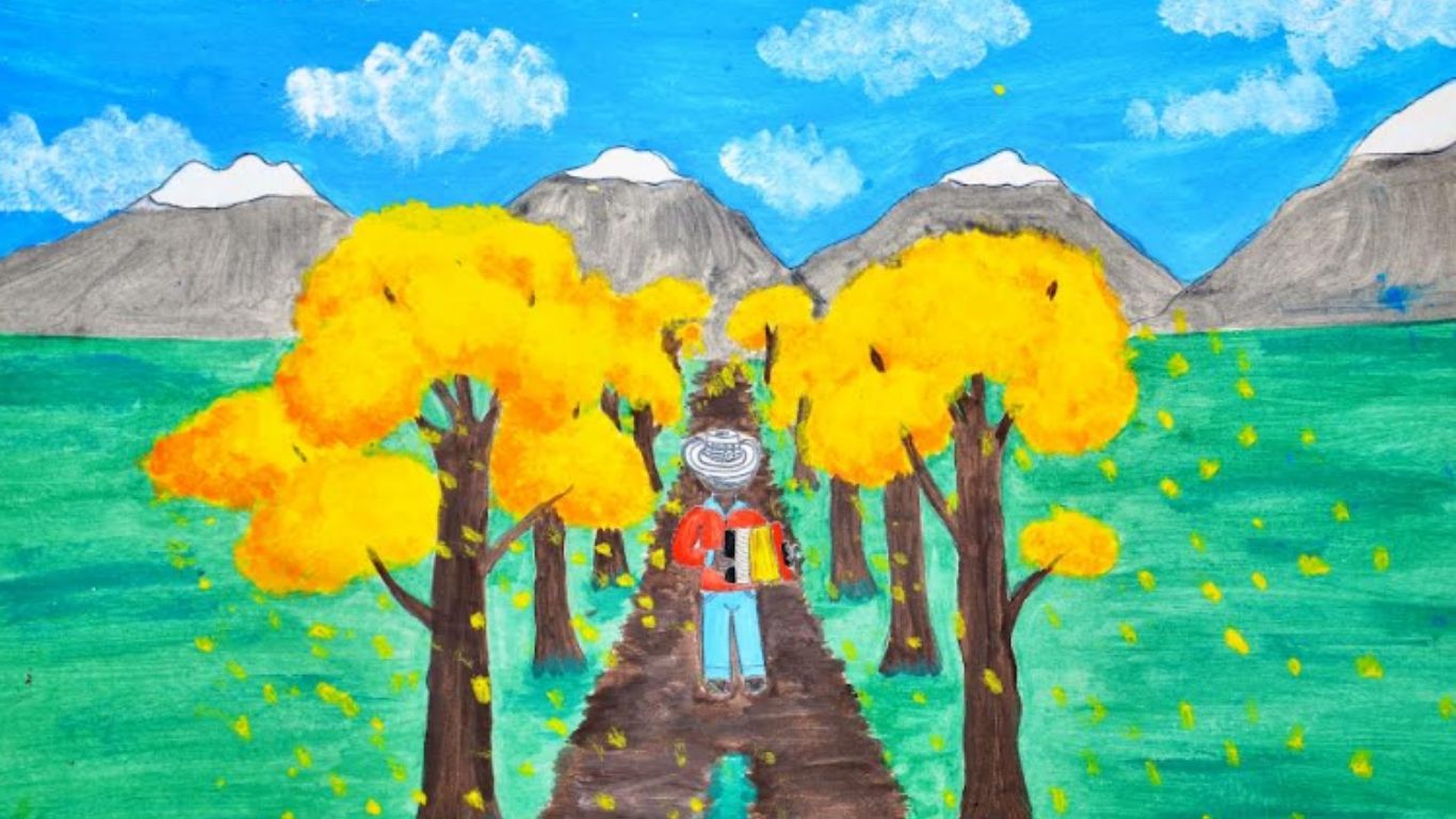 Festival vallenato niños pintan