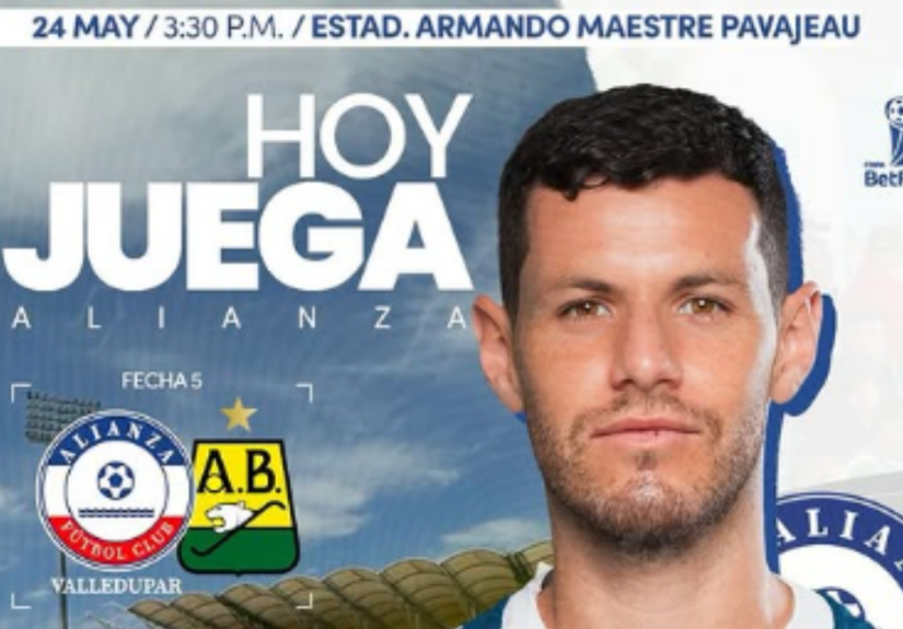 Alianza valledupar frente a Bucaraamnga