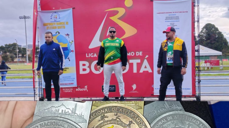 Docente vallenato dela UPC triunfa en atletismo máster en Bogotá DOCENTE UPC