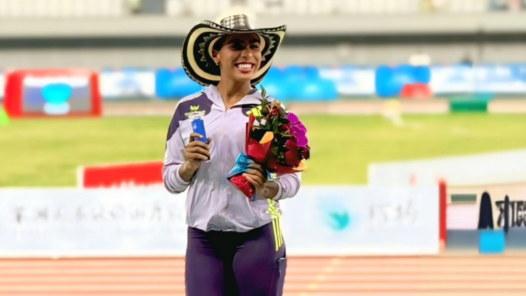Natalia Linares brilló en Shanghái y ganó plata en la Liga Diamante 2026 Natalia Linares