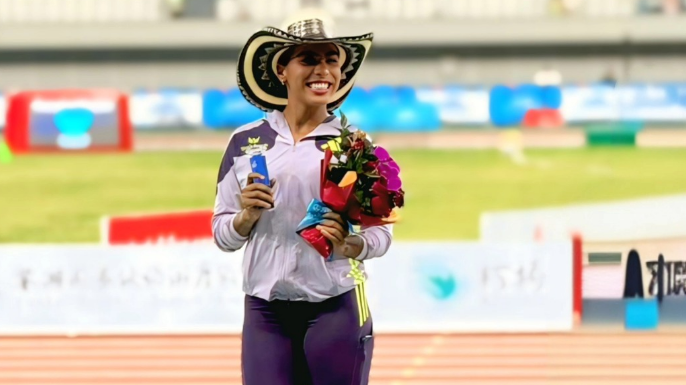 Natalia Linares brilló en Shanghái y ganó plata en la Liga Diamante 2026 Natalia Linares