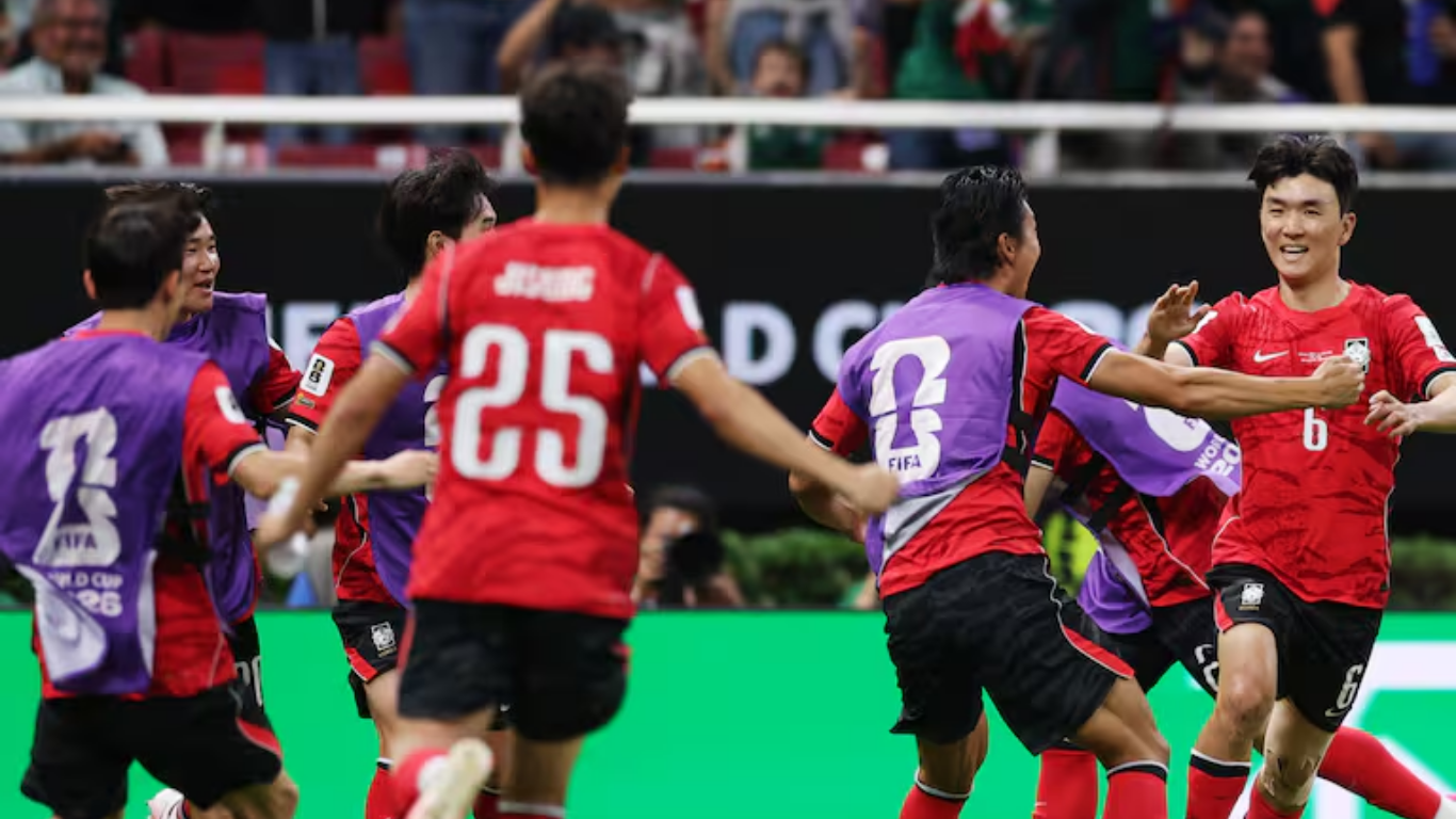 Corea del Sur remontó a República Checa y debutó con triunfo en el Mundial 2026 Corea del Sur