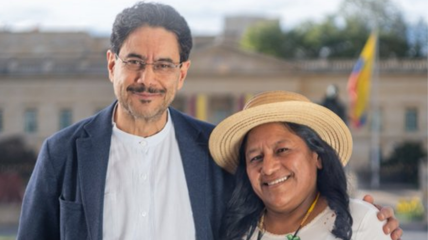 Iván Cepeda y Aída Quilcué