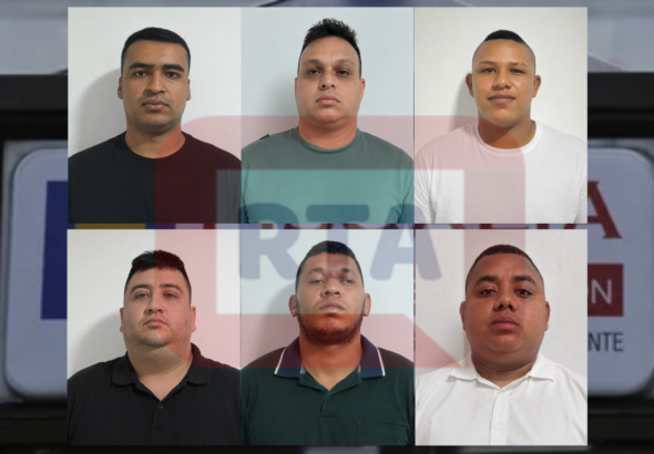 Revelan identidades de los seis capturados junto a Luis Mariano Díaz, hijo de Diomedes Diaz LUIS MARIANO DIAZ Y CAPTURADOS