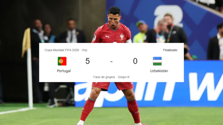 Portugal goleó a Uzbekistán y quedó cerca de clasificar Portugal