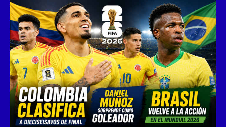 Colombia clasifica a 16avos