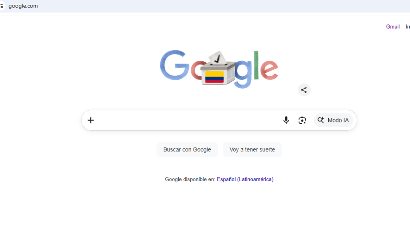 Google destaca las elecciones presidenciales en Colombia con un doodle especial google