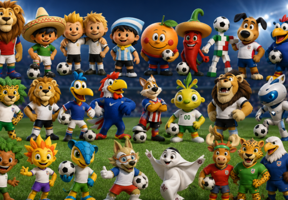 Así han cambiado las mascotas del Mundial desde 1966 hasta la actualidad Mascotas del mundial 3D