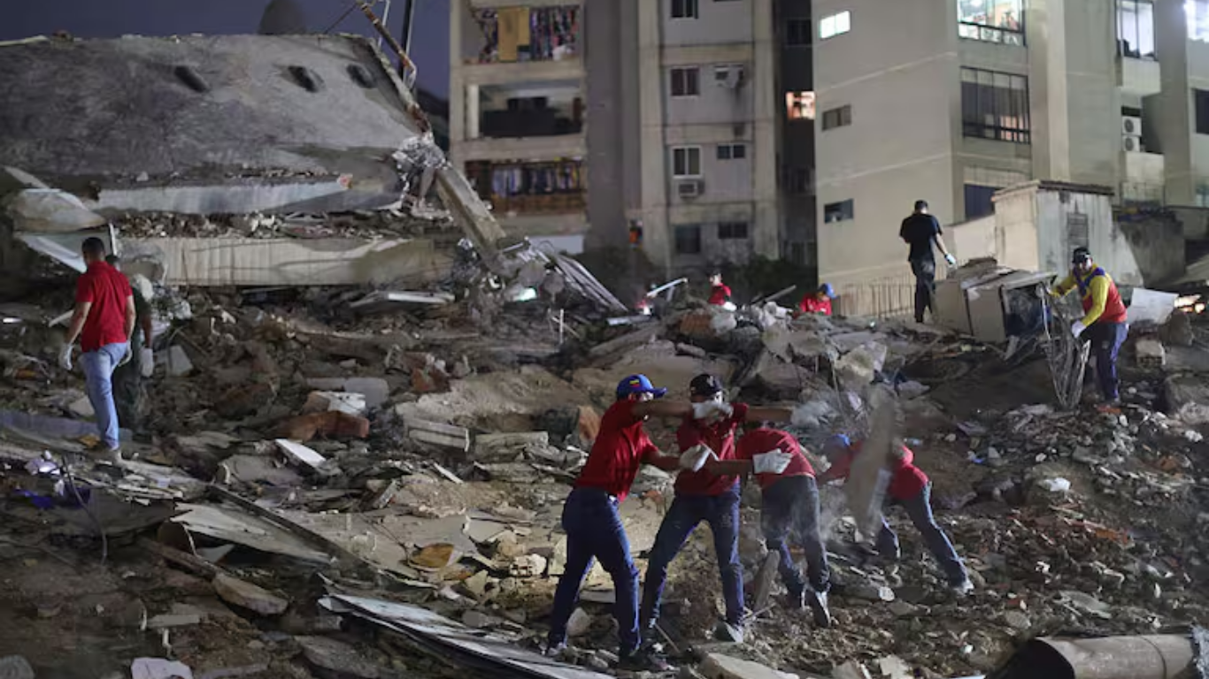 Venezuela actualiza el balance del terremoto: 1.943 muertos y más de 10.500 heridos Venezuela