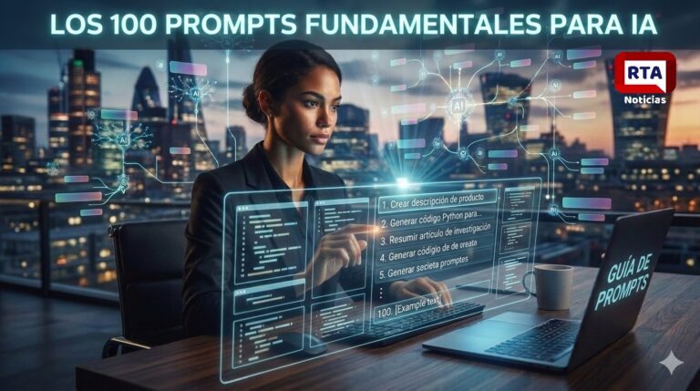 100 prompts de inteligencia artificial que todo profesional debería guardar en 2026 (gratis y listos para copiar) 100 prompts de inteligencia artificial
