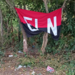 En Chiriguaná hallan panfletos y banderas alusivas al ELN en la entrada del corregimiento de Poponte Chiriguaná ELN