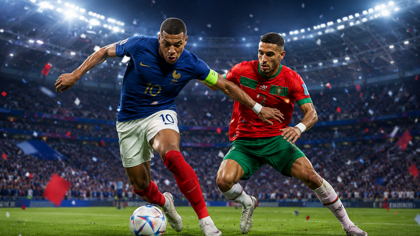 Francia venció a Marruecos en Boston y selló su paso a semifinales FRANCIA