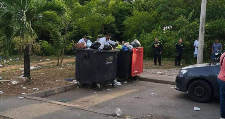 Feto de más de cinco meses apareció dentro de una bolsa en un contenedor de basura en Barrancabermeja Feto